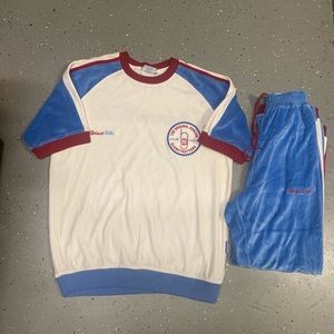 Vintage Platinum Fubu Harlem Globetrotters outfit
